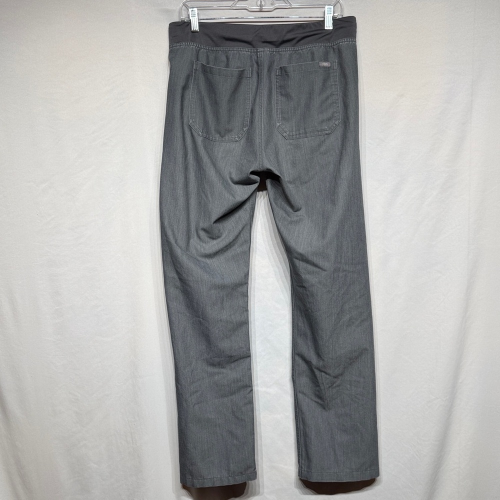 Figs High Waisted Livingston Basic Scrub Pants Graphite Size Medium - Picture 6 of 11